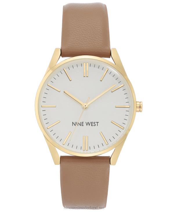 klassiek bandhorloge Nine West 62LB2889 bruinen