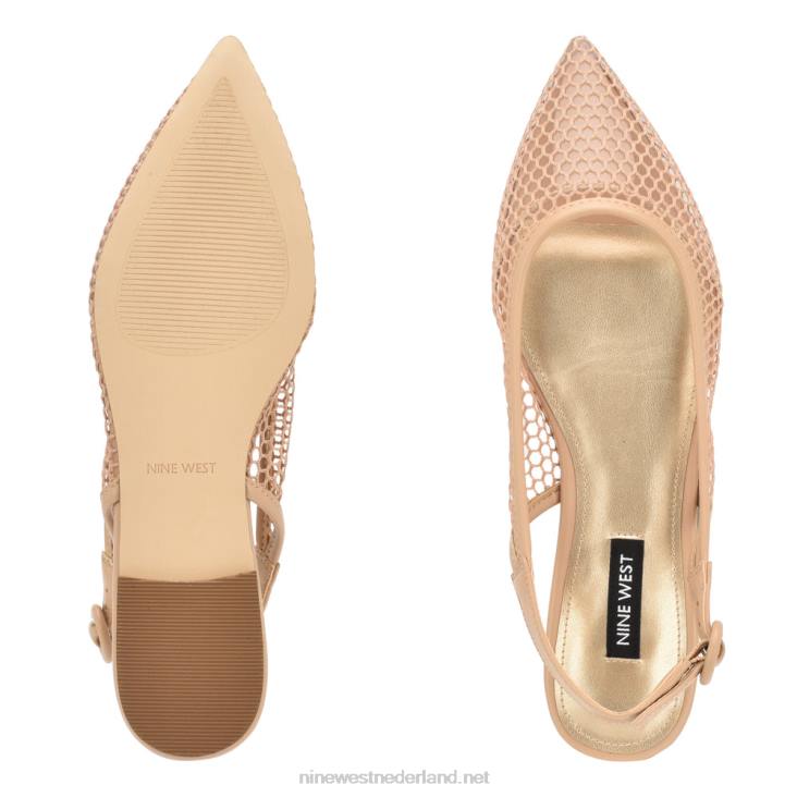 branid mesh slingback flats Nine West 62LB2303 warme blos/helder
