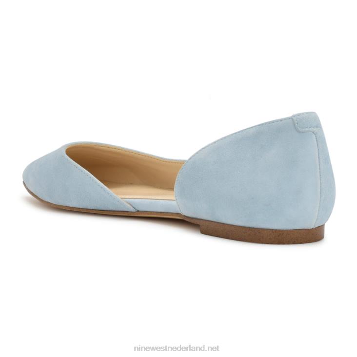 blaha d\'orsay flats Nine West 62LB2266 hemelsblauw suède