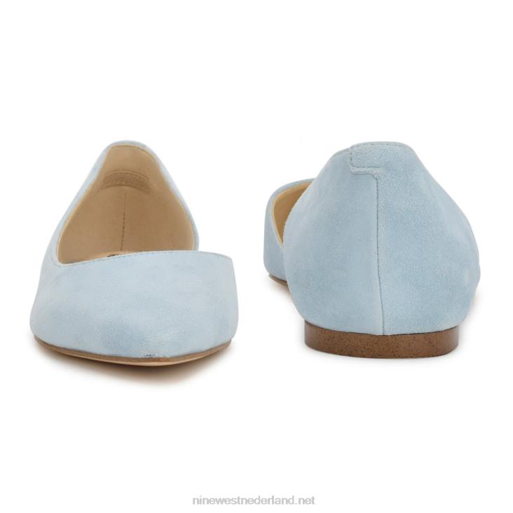 blaha d\'orsay flats Nine West 62LB2266 hemelsblauw suède
