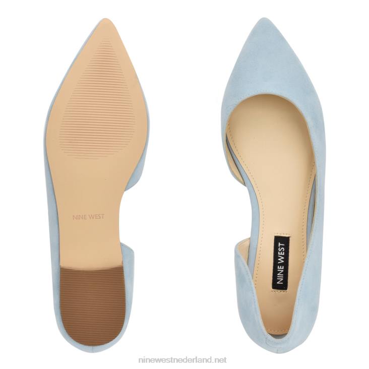 blaha d\'orsay flats Nine West 62LB2266 hemelsblauw suède