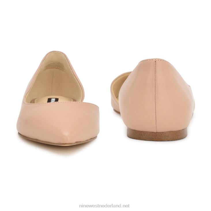 blaha d\'orsay flats Nine West 62LB2268 nauwelijks nude leer