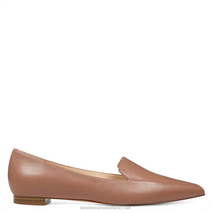 abay roken flats Nine West 62LB2383 nauwelijks nude leer