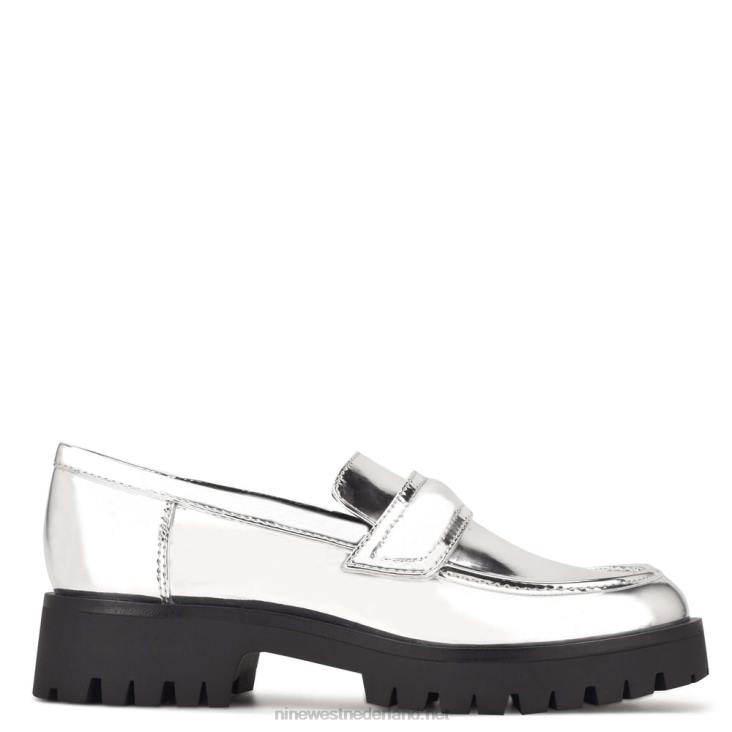 garren loafers met lugzool Nine West 62LB2293 zilver