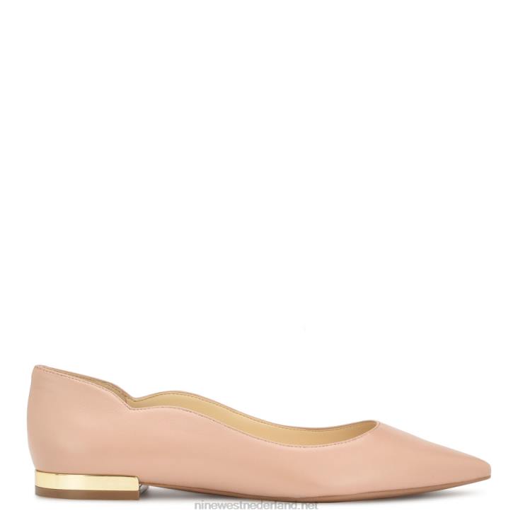 lovlady puntige teen flats Nine West 62LB2300 amper naakt