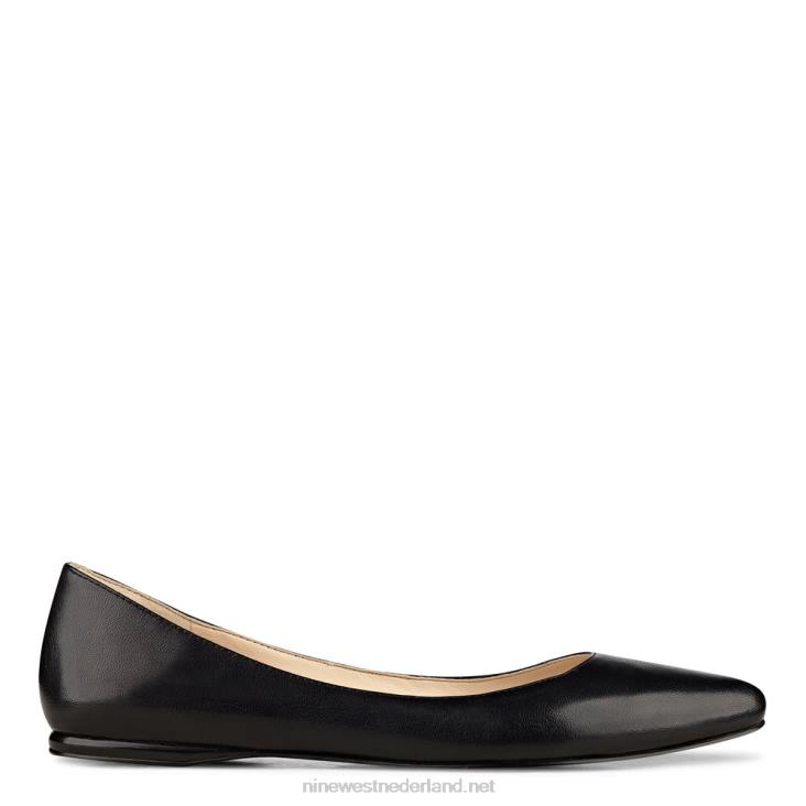 speakup amandelteen flats Nine West 62LB2372 zwart patent