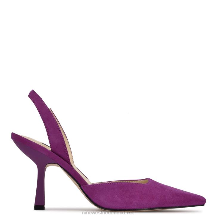 Haast je met slingbacks met hak en hak Nine West 62LB1056