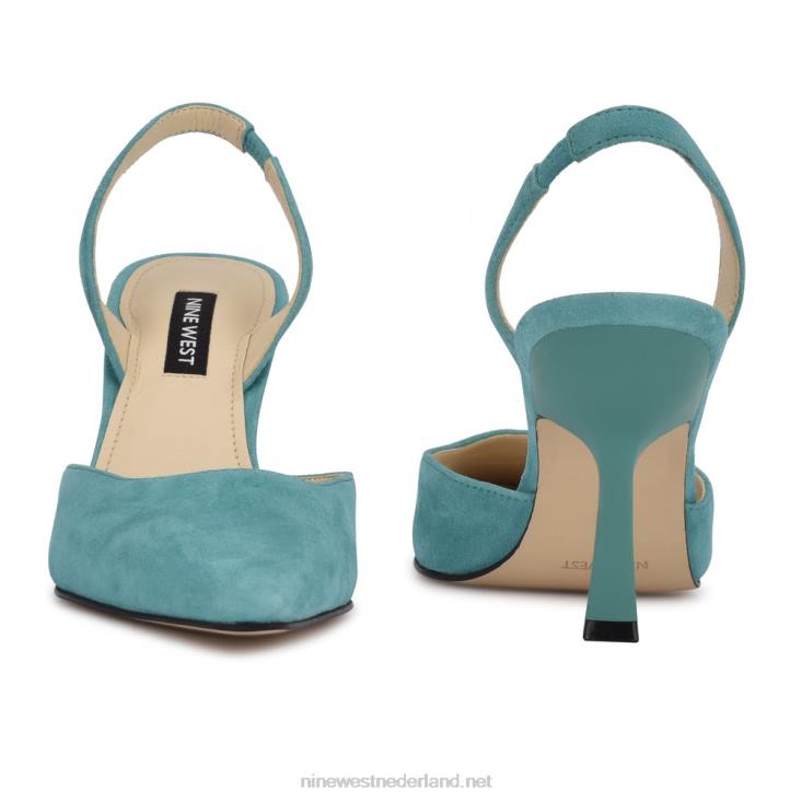 Haast je met slingbacks met hak en hak Nine West 62LB1057