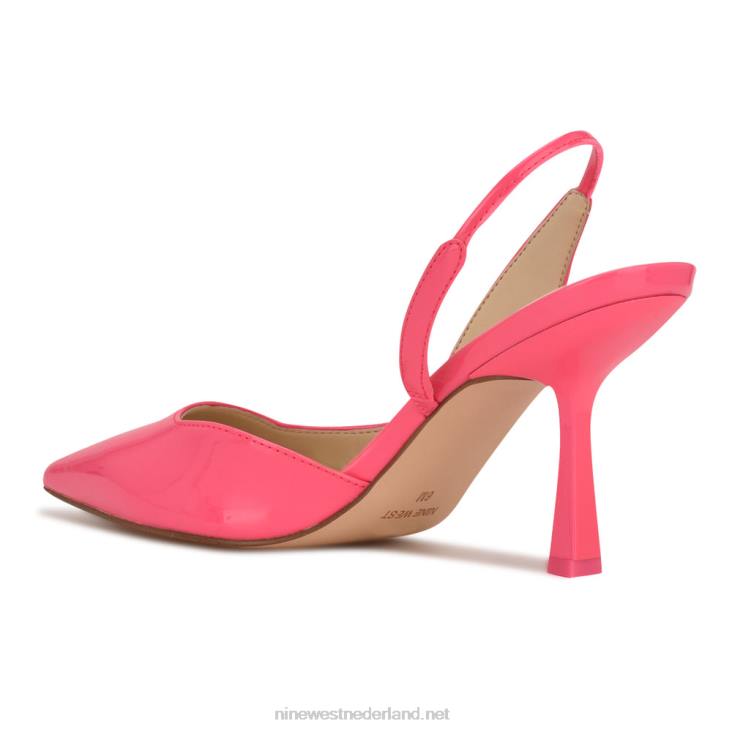 Mollie slingbacks met spitse neus en hakken Nine West 62LB1944 miami-roze