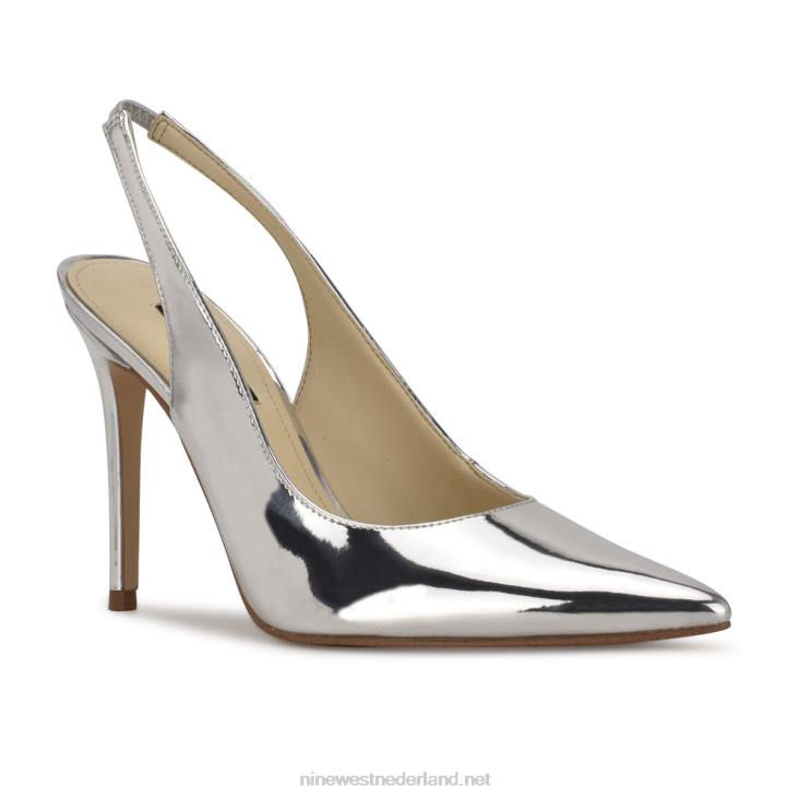 slingback pumps met puntige neus en veren Nine West 62LB1682