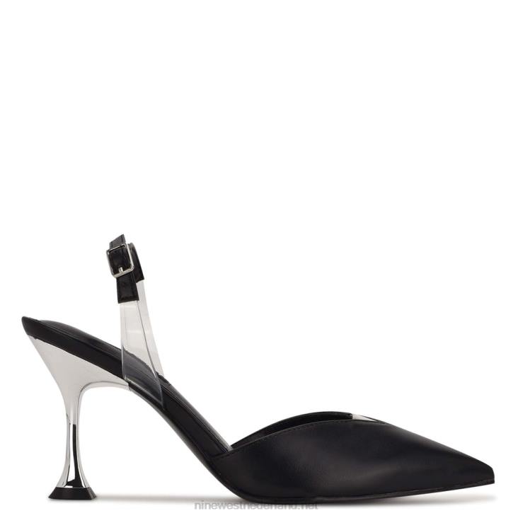 warme slingbacks met puntige neus en hakken Nine West 62LB1250