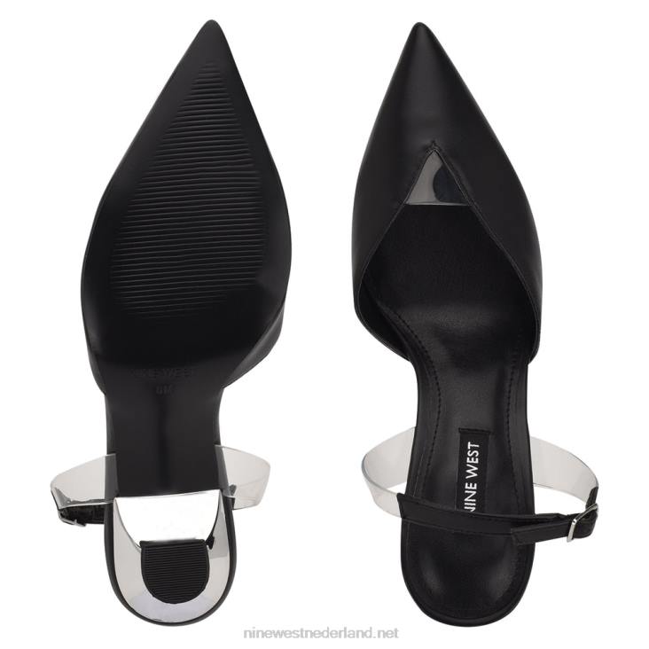 warme slingbacks met puntige neus en hakken Nine West 62LB1250