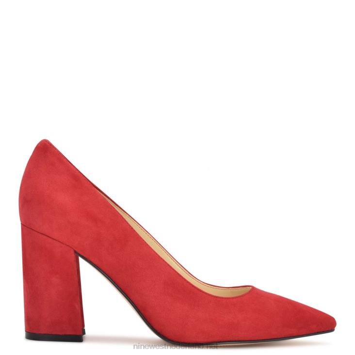 cara jurk pumps Nine West 62LB1217 rood suède