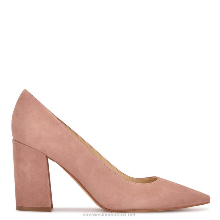 cara jurk pumps Nine West 62LB1225 licht roest suède