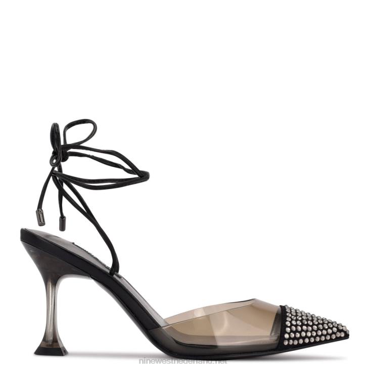 haina pumps met enkelbandjes Nine West 62LB1241 zwarte rook