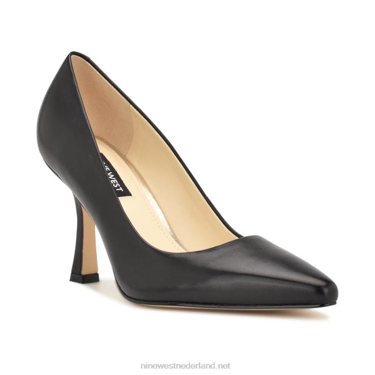 sorteert pumps met spitse neus Nine West 62LB1193 zwart leer