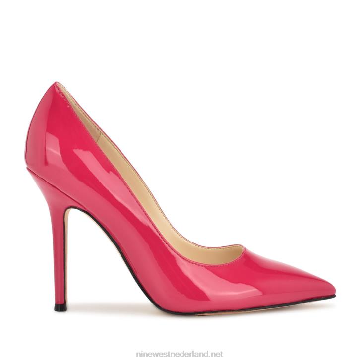 bliss pumps met spitse neus Nine West 62LB1261 magenta patent