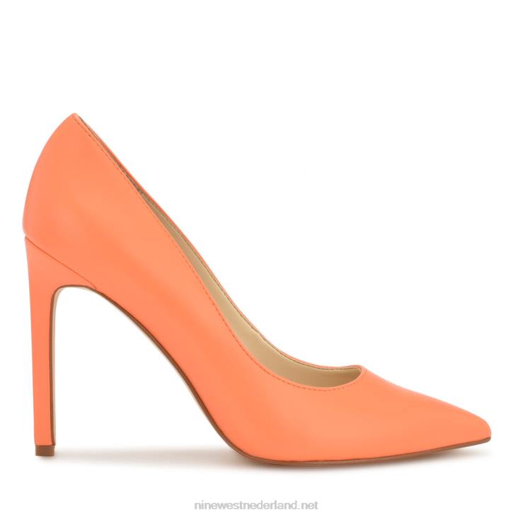 tatiana pumps met spitse neus Nine West 62LB1256 perfecte sinaasappel