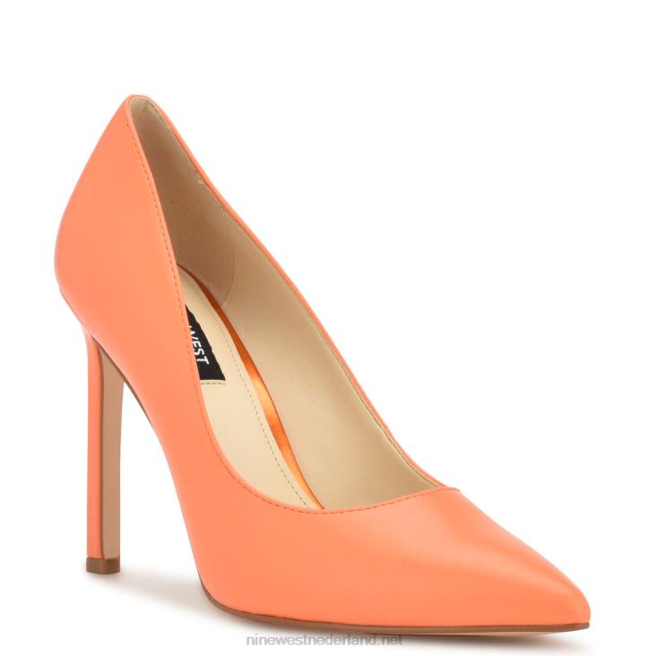 tatiana pumps met spitse neus Nine West 62LB1256 perfecte sinaasappel