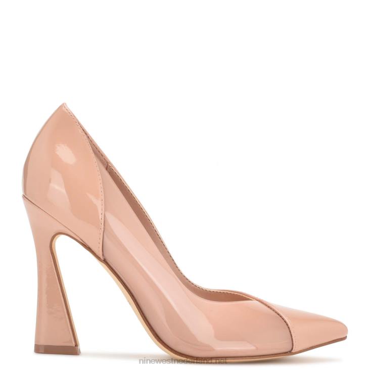 toba pumps met spitse neus Nine West 62LB1329 naakt patent