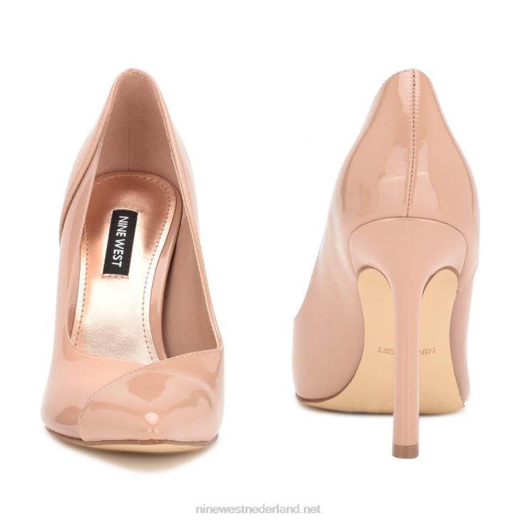 toba pumps met spitse neus Nine West 62LB1329 naakt patent