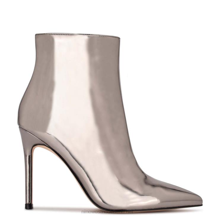 farrah geklede laarsjes Nine West 62LB1886 tinnen spiegel metallic