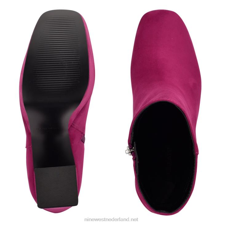 klinda platform slofjes Nine West 62LB943 roze suède