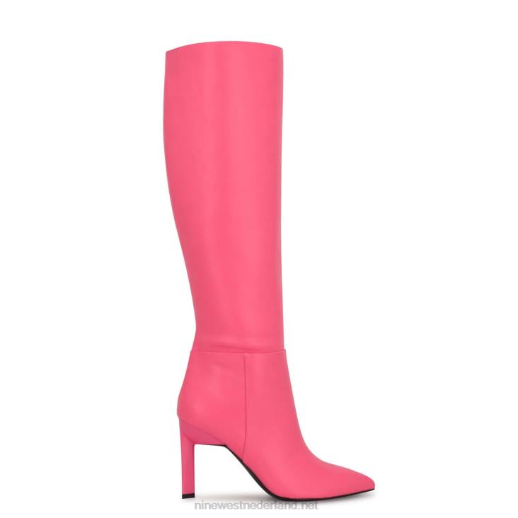 laarzen met hoge hakken Nine West 62LB1064 Neon roze
