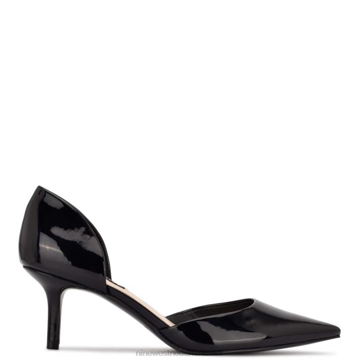 aankomst puntige teen pumps Nine West 62LB1171 zwart patent