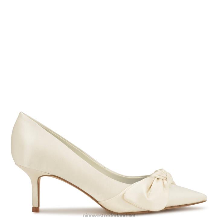 andee jurk pumps Nine West 62LB1160 ivoor satijn