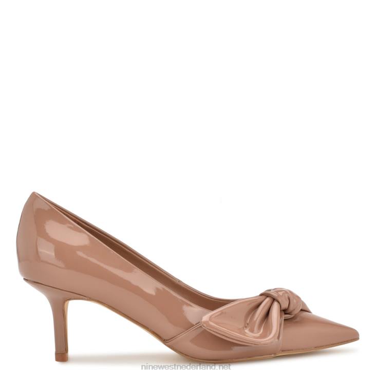 andee jurk pumps Nine West 62LB1161 patent op klei