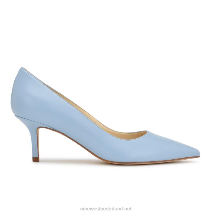 arlene pumps met spitse neus Nine West 62LB1743 lichtblauw