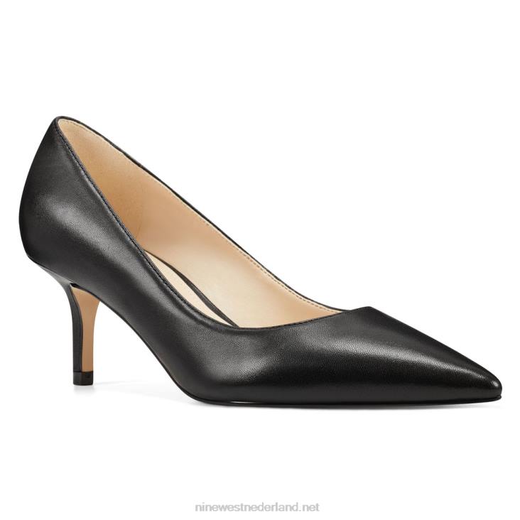arlene pumps met spitse neus Nine West 62LB2369 zwart leer