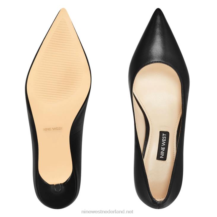 arlene pumps met spitse neus Nine West 62LB2369 zwart leer