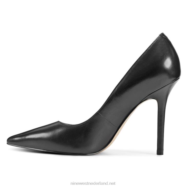 bliss pumps met spitse neus Nine West 62LB2379 zwart leer