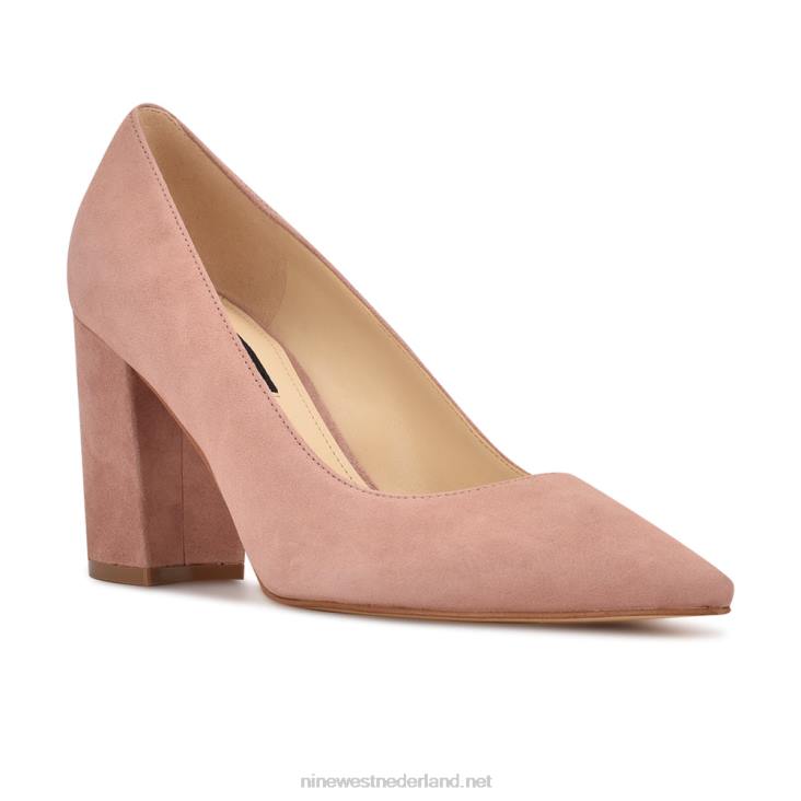cara jurk pumps Nine West 62LB2165 licht roest suède