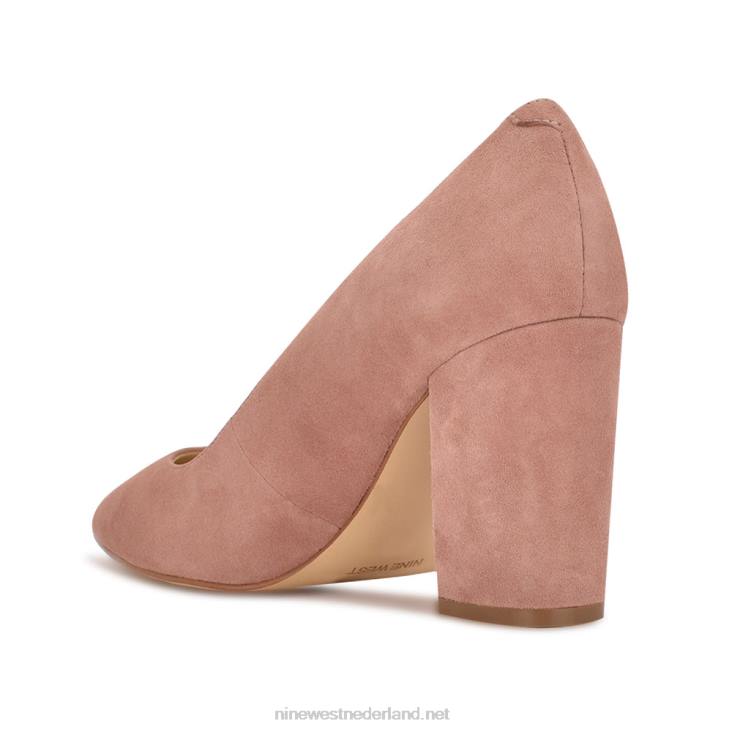 cara jurk pumps Nine West 62LB2165 licht roest suède