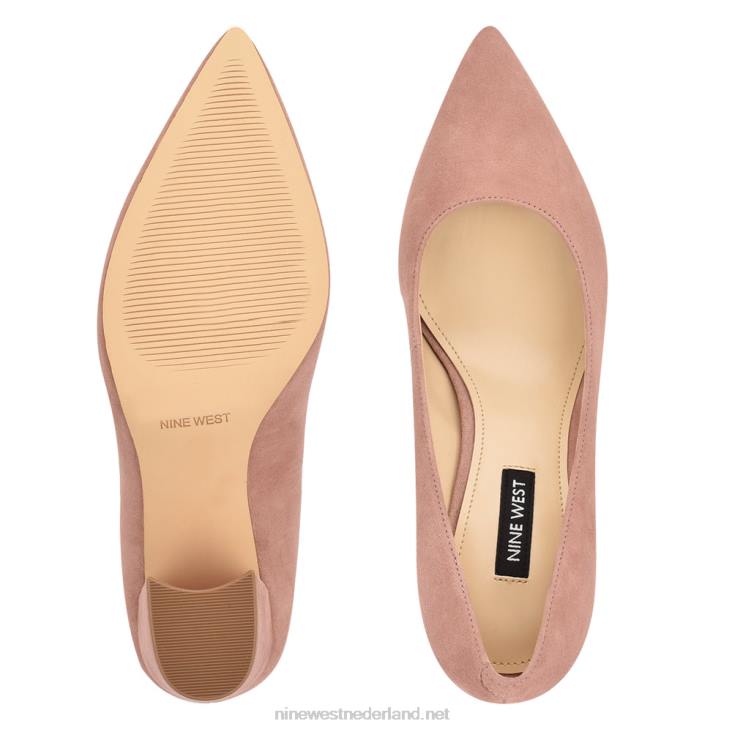 cara jurk pumps Nine West 62LB2165 licht roest suède