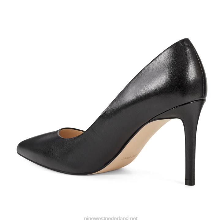 ezra pumps met spitse neus Nine West 62LB2365 zwart leer