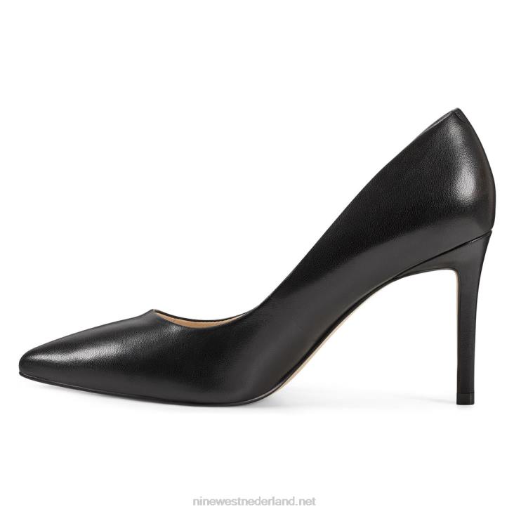 ezra pumps met spitse neus Nine West 62LB2365 zwart leer
