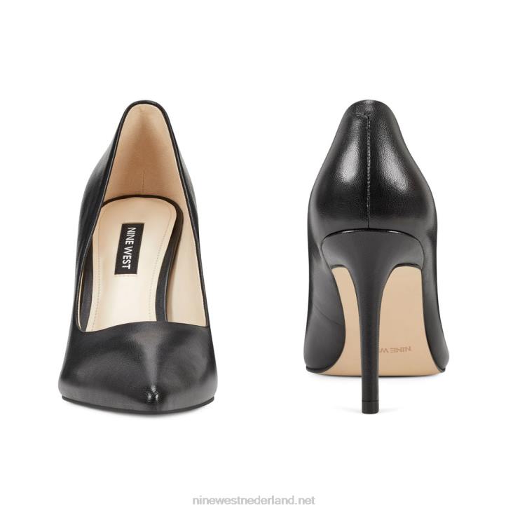 ezra pumps met spitse neus Nine West 62LB2365 zwart leer