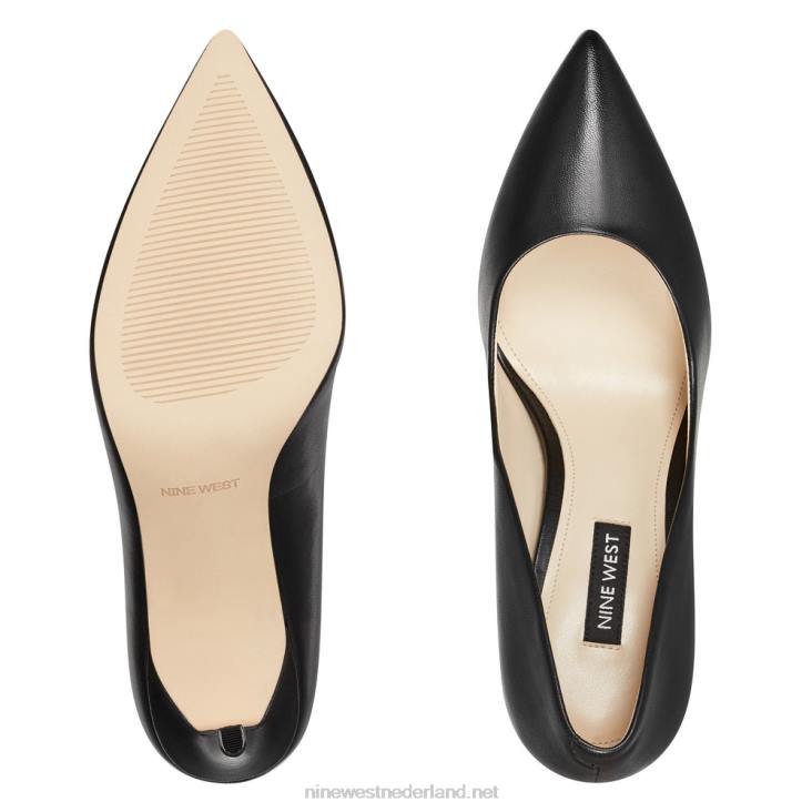 ezra pumps met spitse neus Nine West 62LB2365 zwart leer