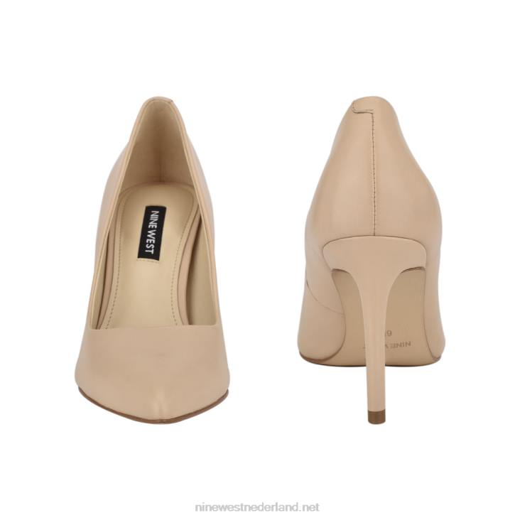 ezra pumps met spitse neus Nine West 62LB2399 ivoor leer