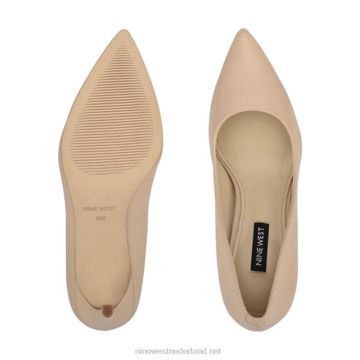 ezra pumps met spitse neus Nine West 62LB2399 ivoor leer