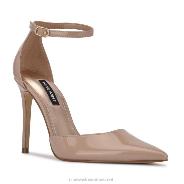 faiz pumps met spitse neus en enkelbandje Nine West 62LB1465 amper naakt