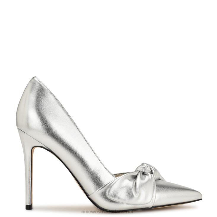 fanz d'orsay pumps Nine West 62LB1387 zilver