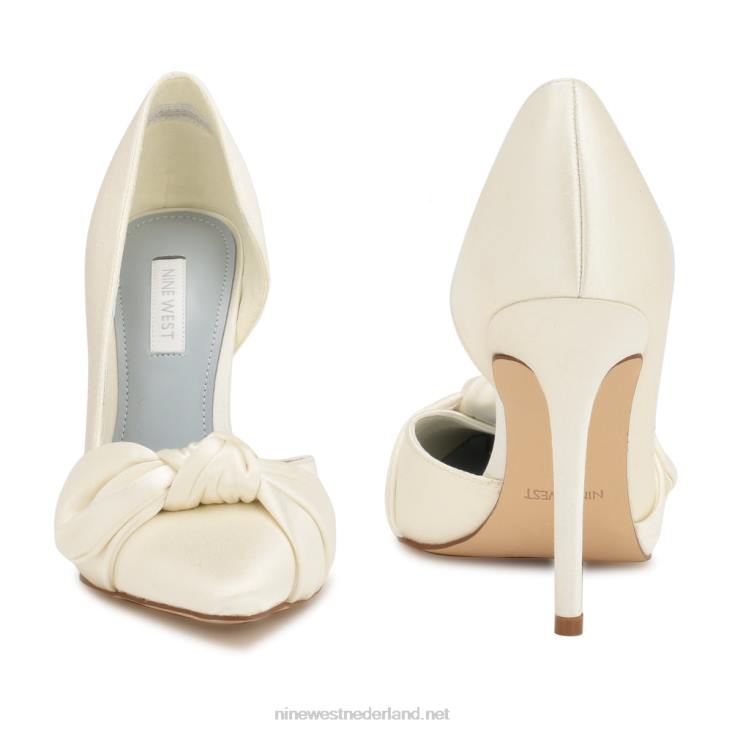 fanz d\'orsay pumps Nine West 62LB1389 ivoor satijn