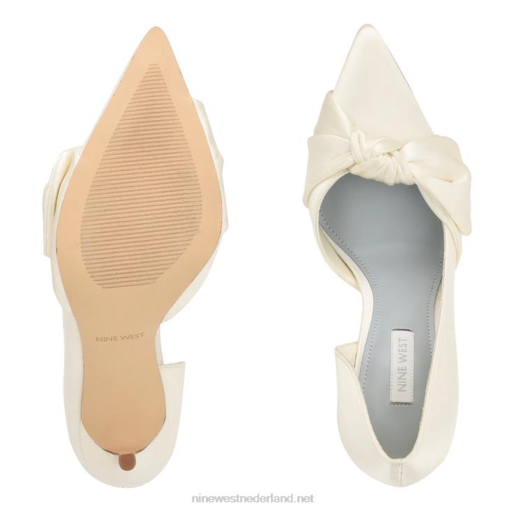 fanz d\'orsay pumps Nine West 62LB1594 ivoor satijn