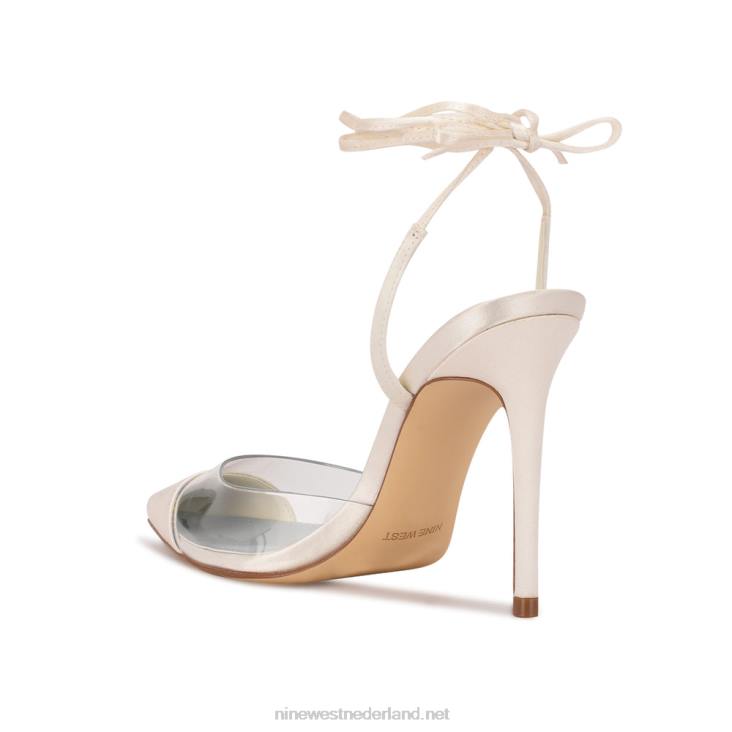 ferest enkel wrap pompen Nine West 62LB1702 ivoor/helder