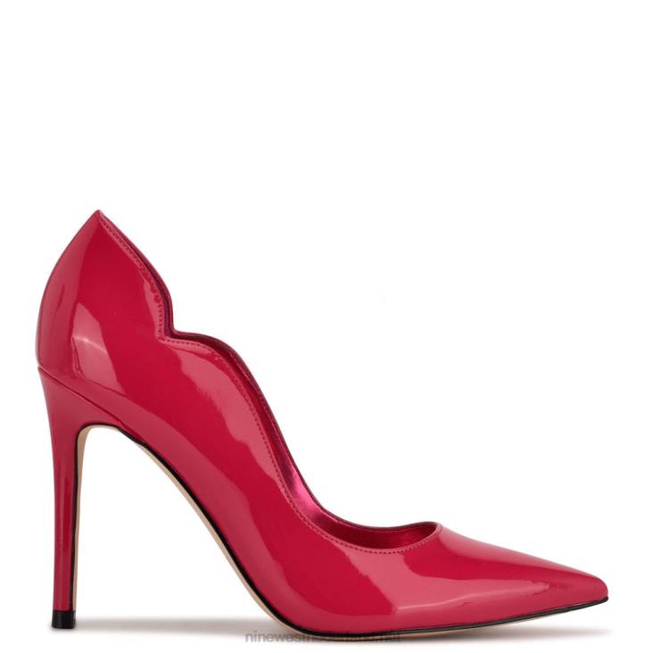 foxy pumps met spitse neus Nine West 62LB1662 magenta patent
